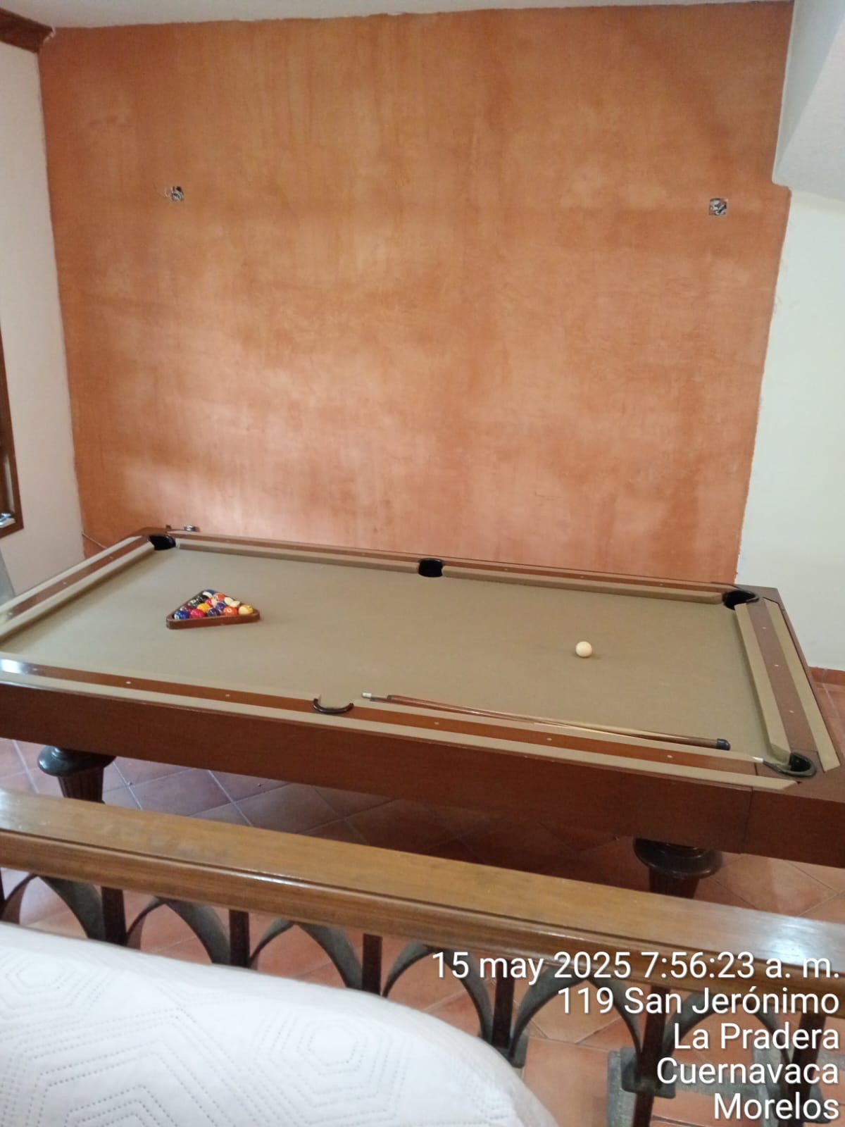 Acabado decorativo en muro